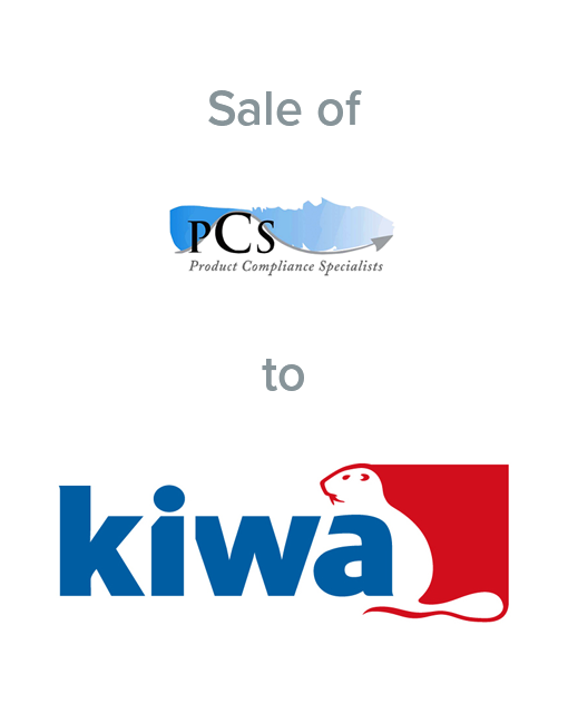 Product Compliance Specialists (PCS) sold to Kiwa