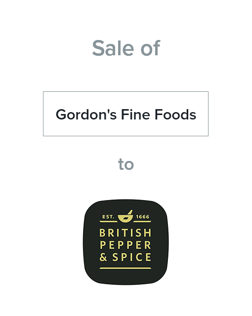 Gordon’s Fine Foods sold to British Pepper & Spice