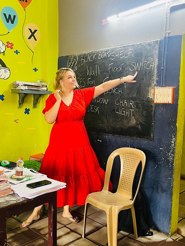 Henriikka teaching