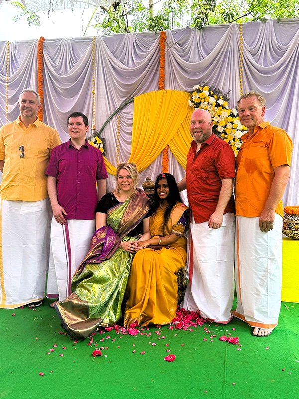 Team gathered together
