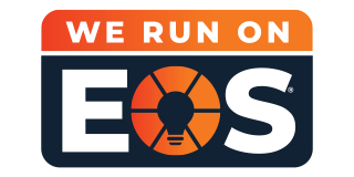 We run on EOS logo