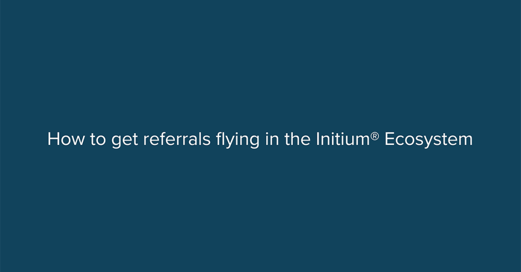 Webinar - how to get referrals flying in the Initium Ecosystem