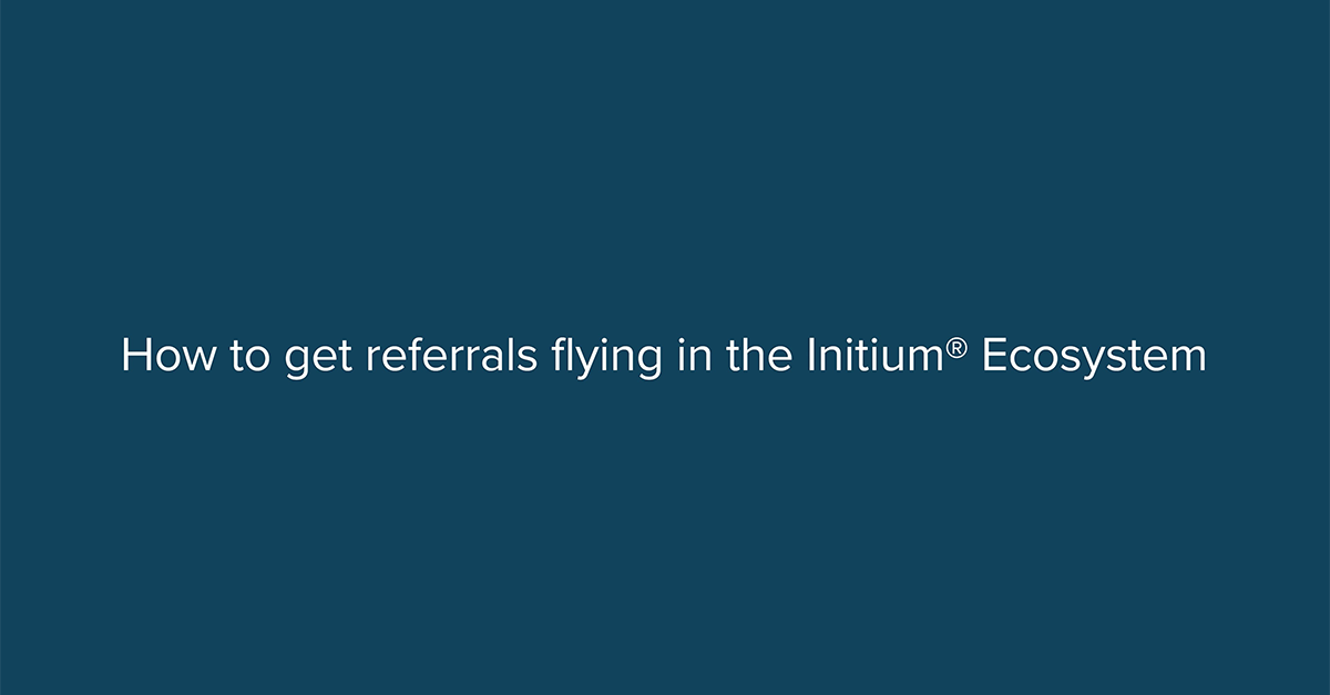 Webinar - how to get referrals flying in the Initium Ecosystem